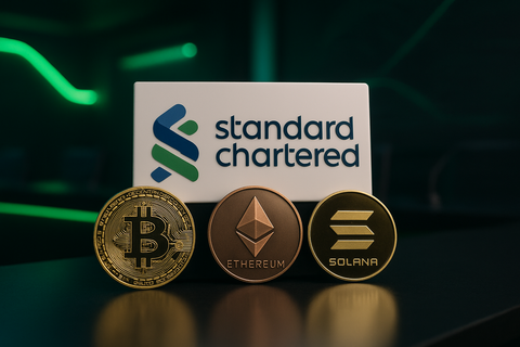 Standard Chartered Sebut Digital Asset Treasuries Ethereum Lebih Unggul Dari Bitcoin dan Solana