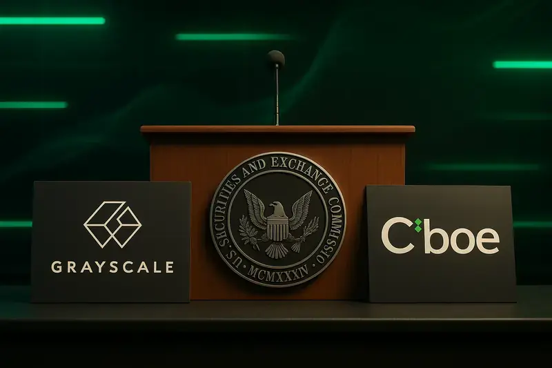 SEC Setujui Listing Grayscale Digital Large Cap dan Opsi Indeks ETF Bitcoin di Bursa Option Chicago