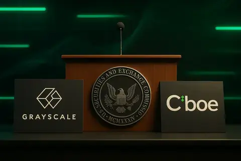 SEC Setujui Listing Grayscale Digital Large Cap dan Opsi Indeks ETF Bitcoin di Bursa Option Chicago