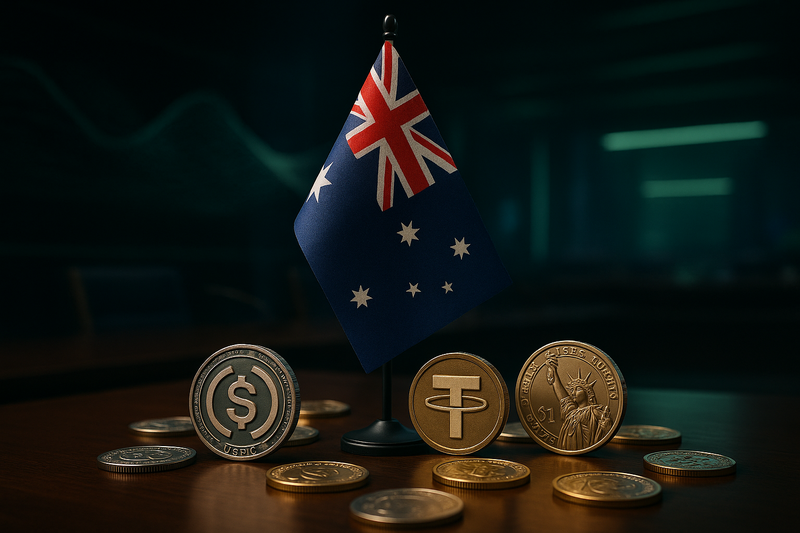 Australia Beri Pengecualian Regulasi untuk Perusahaan Perantara Stablecoin