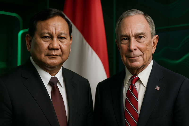 Presiden Prabowo Temui Pendiri Bloomberg di New York, Bahas Investasi Energi Hijau